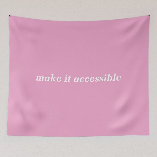Item preview, Make It Accessible - Disability Activist designed and sold by Picket Club.
