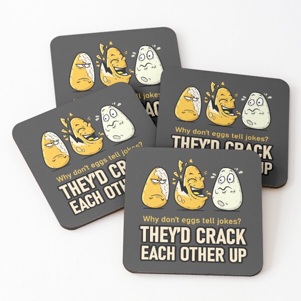 Item preview, Why don’t eggs tell jokes? Dad Joke's designed and sold by ZdravkovDesign.