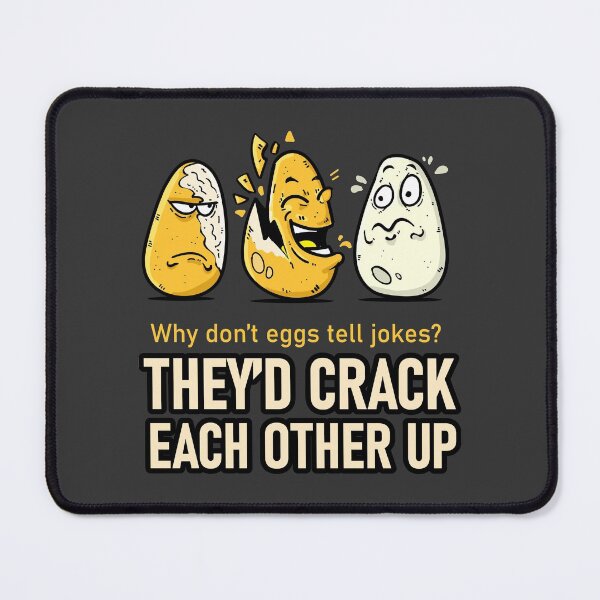 Item preview, Why don’t eggs tell jokes? Dad Joke's designed and sold by ZdravkovDesign.