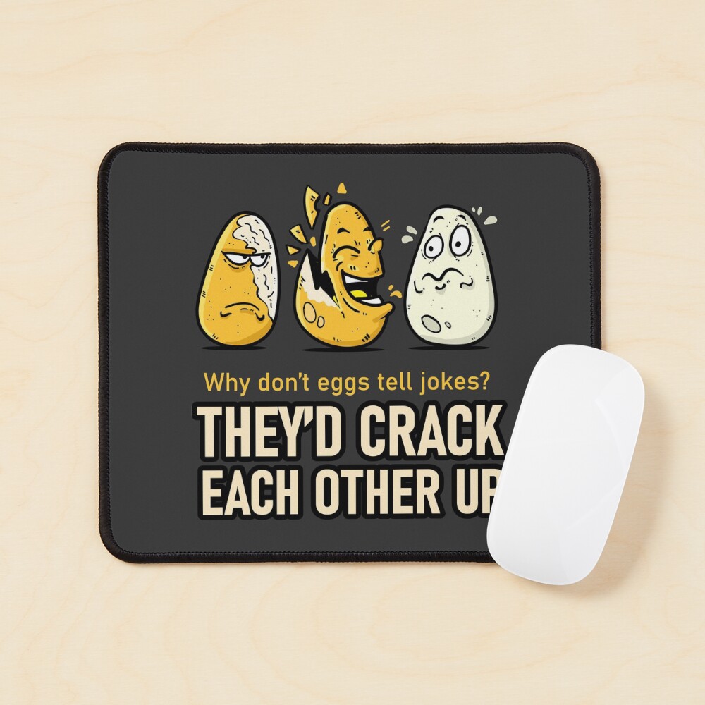 "Why don’t eggs tell jokes? Dad Joke's" Poster for Sale by ...
