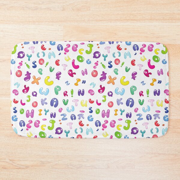 Item preview, Colorful Alphabet Letters Seamless Pattern. Multicolor Letters of the Alpabet designed and sold by silviaol.
