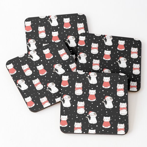 Item preview, Kitten Winter Christmas designed and sold by ELAB27.