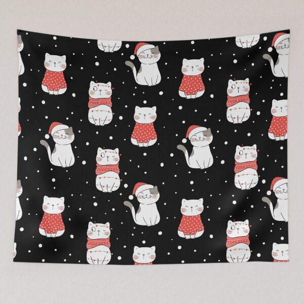 Item preview, Kitten Winter Christmas designed and sold by ELAB27.