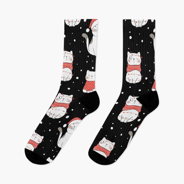 Item preview, Kitten Winter Christmas designed and sold by ELAB27.