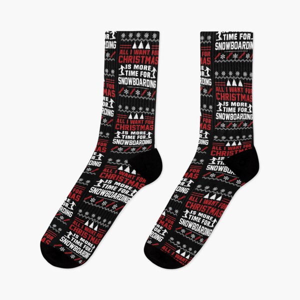 Item preview, Snowboarding Christmas Time designed and sold by SiouxLove.