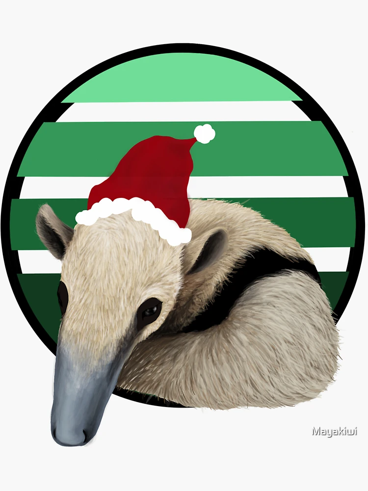 Flavvore Tamandua Pose Sticker for Sale by voreflav