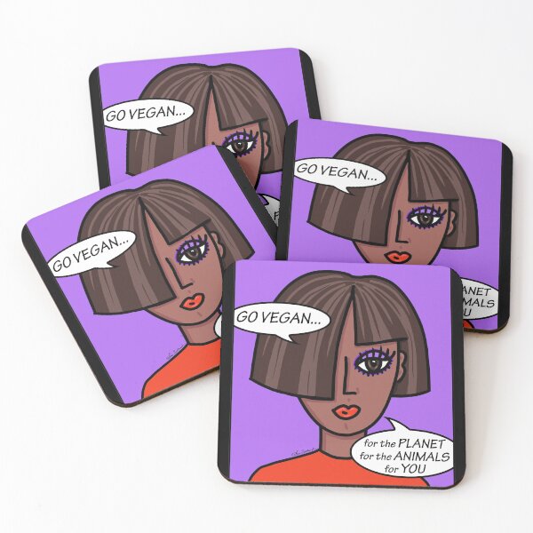 Item preview, Go Vegan For The Planet For The Animals For You designed and sold by Lois Eastlund.