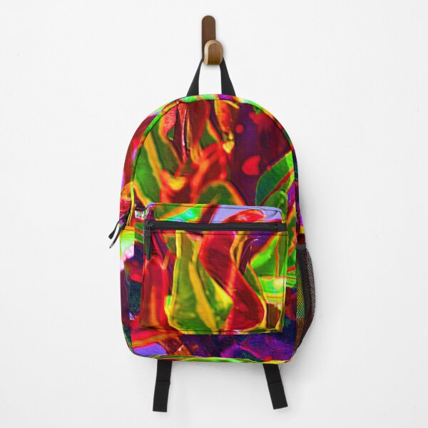 Item preview, Abstract Bright and Colorful Leaves. Vibrant Green, Red, Purple Leaves designed and sold by silviaol.