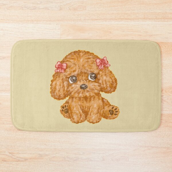 Item preview, Toy poodle wearing a ribbon looks up designed and sold by Toru Sanogawa.