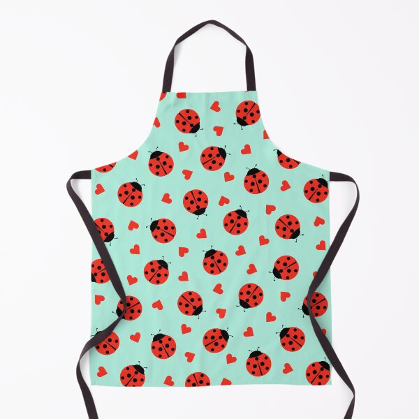 Item preview, Cute Ladybug And Hearts Seamless designed and sold by ConcorStore.