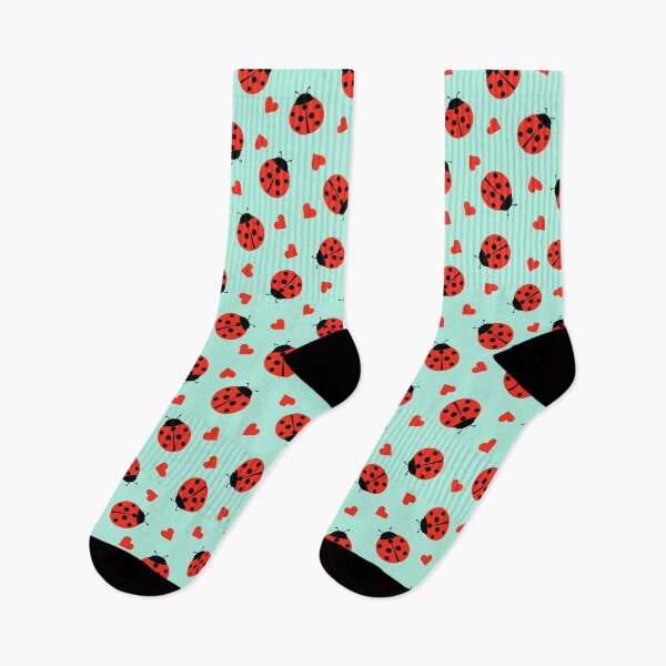 Item preview, Cute Ladybug And Hearts Seamless designed and sold by ConcorStore.