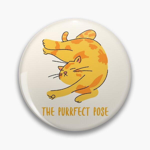 Item preview, The Purrfect Pose. Relaxed Yoga Cat designed and sold by Rebel-Design.