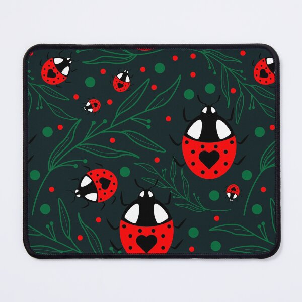 Item preview, Seamless childish pattern with ladybugs designed and sold by ConcorStore.
