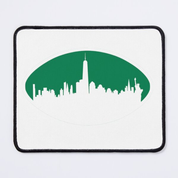 Item preview, Jets New York Skyline Football designed and sold by Gang Green Gear.