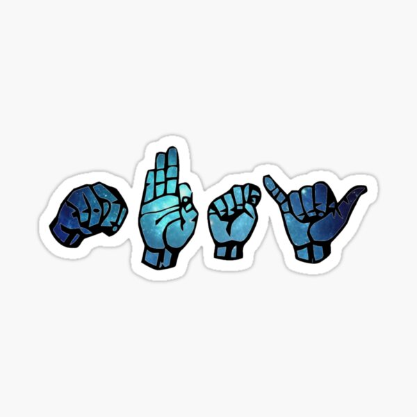 NFTY ASL Sticker