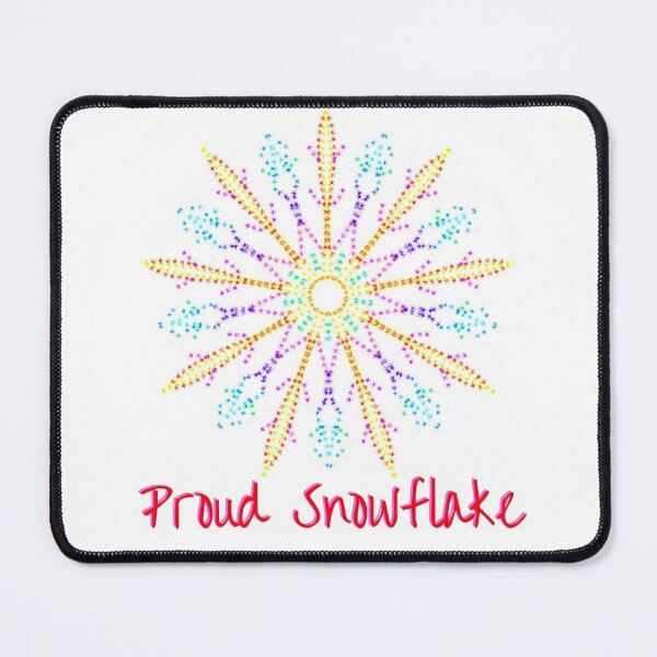 Item preview, Proud snowflake, rainbow colors designed and sold by LittleAngy.