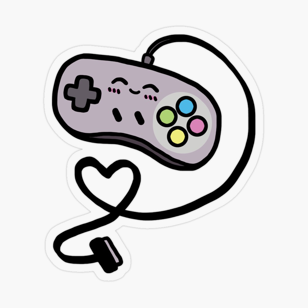 Cheap Gamer Controller Cool Gaming Poster and Prints Spel Kawaii