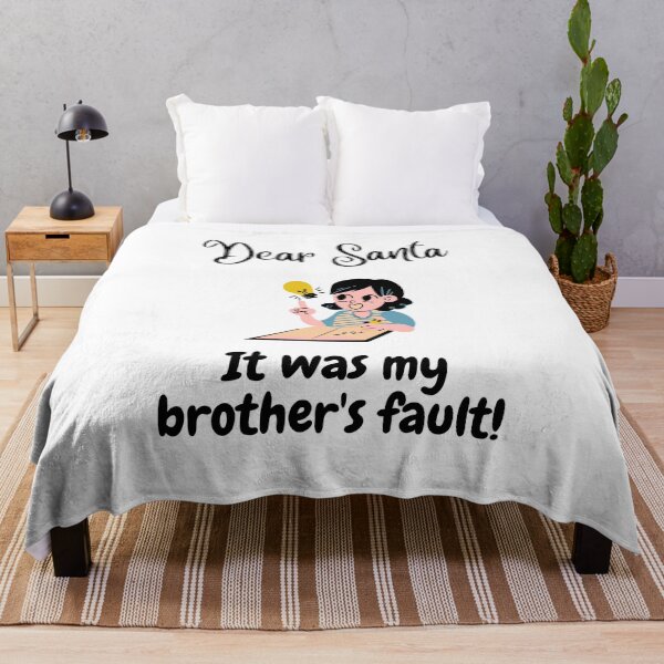 Item preview, Dear Santa it was my brother's fault! designed and sold by CheryleaDesigns.