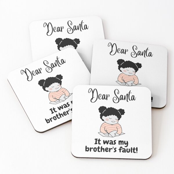 Item preview, Dear Santa it was my brother's fault! designed and sold by CheryleaDesigns.