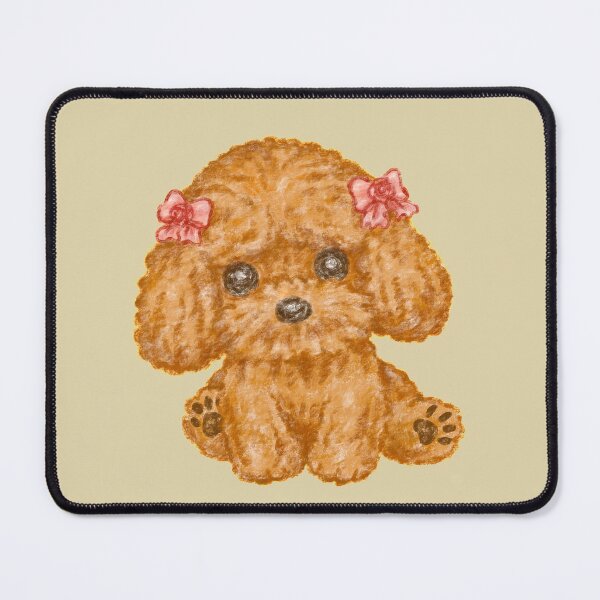 Item preview, Toy poodle with a ribbon designed and sold by Toru Sanogawa.