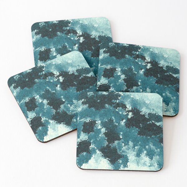 Item preview, Many Turquoise Blues Abstract designed and sold by JariHawk.