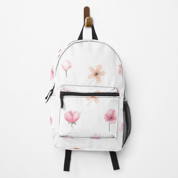 Item preview, Pastel Pink Watercolor Pink Flowers Mixed Floral Botanical designed and sold by silviaol.