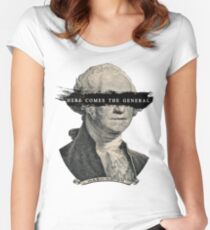 Here Comes the General! Women's Fitted Scoop T-Shirt