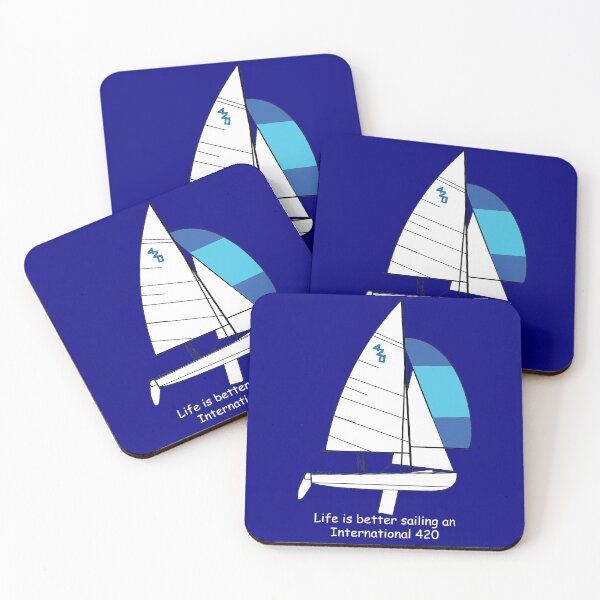 Item preview, International 420 - Life is better sailing an International 420 designed and sold by CHBB.
