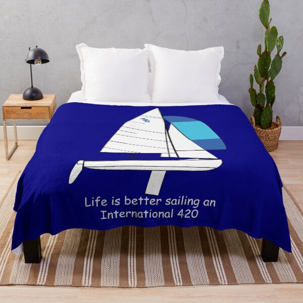 Item preview, International 420 - Life is better sailing an International 420 designed and sold by CHBB.