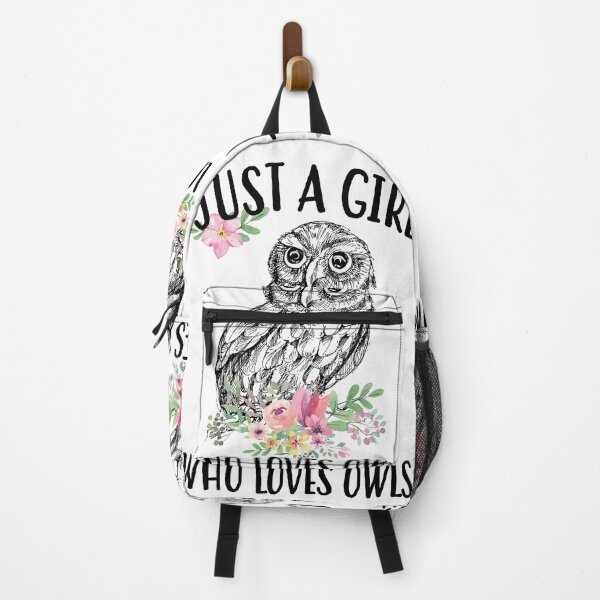 Item preview, Just a girl who loves owls drawing designed and sold by ConcorStore.