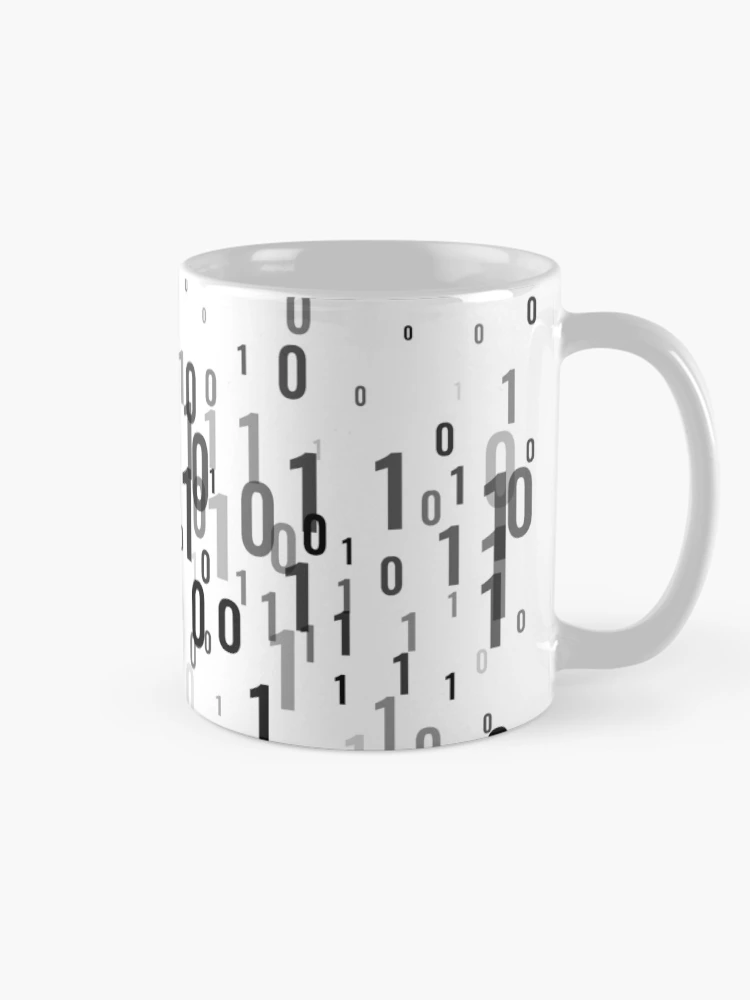 Thumbnail 3 of 6, Coffee Mug, Computer Binary Code designed and sold by Islanr.