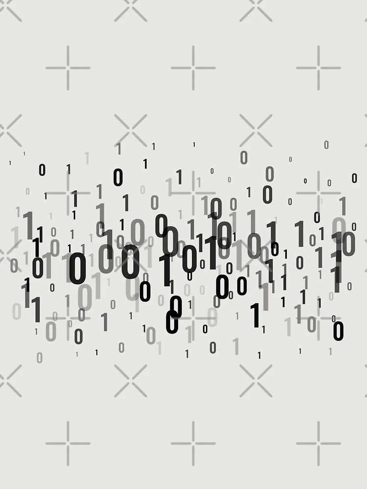 Thumbnail 6 of 6, Premium Oversized Sweatshirt, Computer Binary Code designed and sold by Islanr.