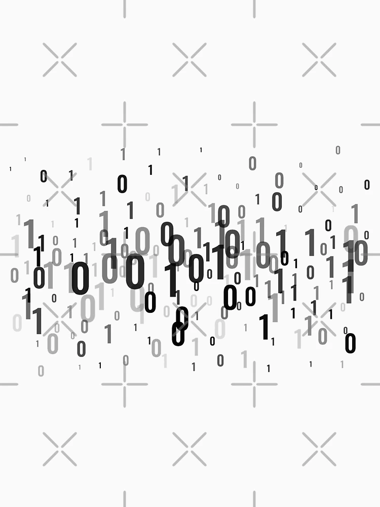 Thumbnail 6 of 6, Pullover Hoodie, Computer Binary Code designed and sold by Islanr.
