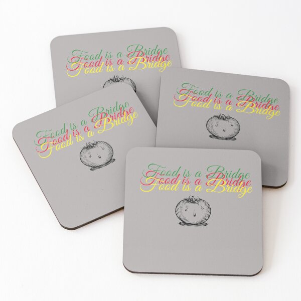 Item preview, Food is a bridge (#131) designed and sold by Brewed  Styles.