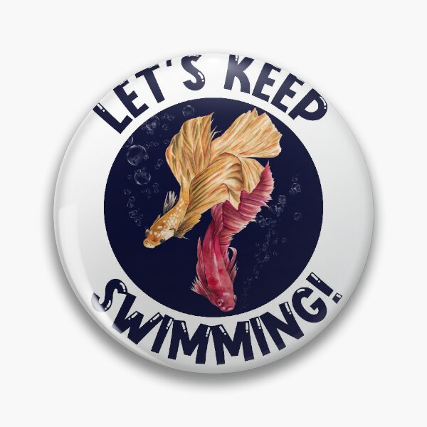 Item preview, lets keep swimming designed and sold by nadiaham.