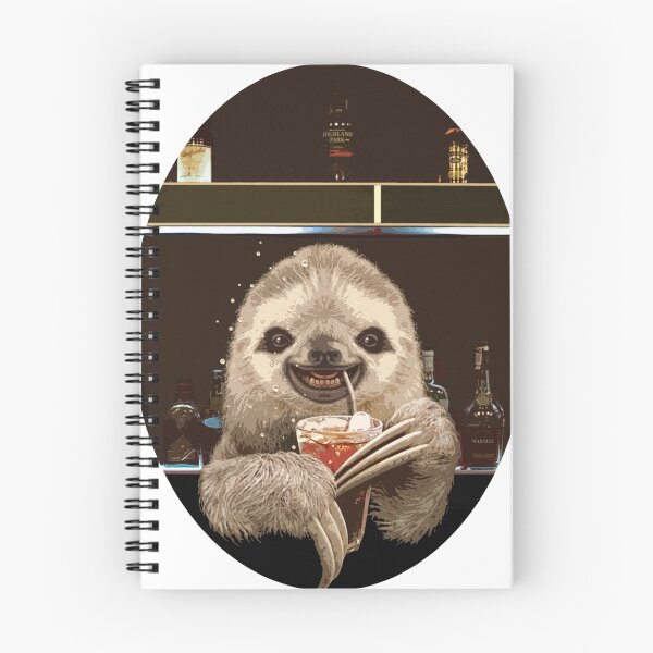 Item preview, Sloth Drinking It Up designed and sold by Barnsey.