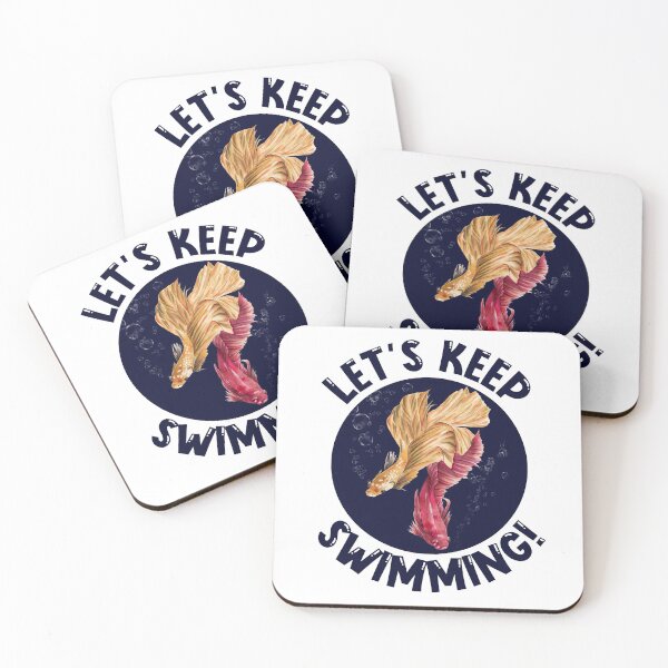 Item preview, lets keep swimming designed and sold by nadiaham.