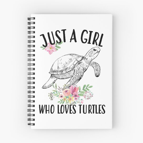 Item preview, Just a girl who loves turtles drawing designed and sold by ConcorStore.