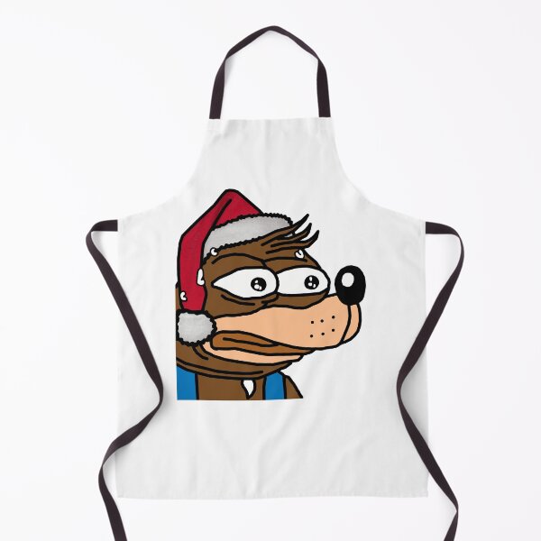 Item preview, Banjo Kazooie Sticker Santa Hat Christmas Holiday Season Nervous Pepe Meme designed and sold by esperramuh.