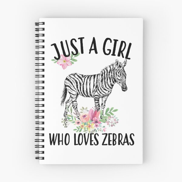 Item preview, Just a girl who loves zebras drawing designed and sold by ConcorStore.