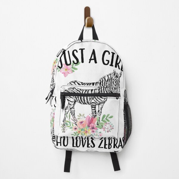 Item preview, Just a girl who loves zebras drawing designed and sold by ConcorStore.
