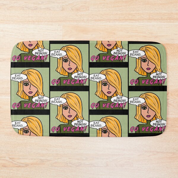 Item preview, Eat Beans Not Beings Go Vegan designed and sold by Lois Eastlund.