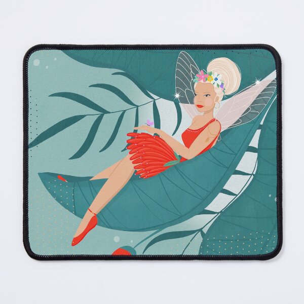 Item preview, Red Fairy in a Leaf designed and sold by tashalouisemay.
