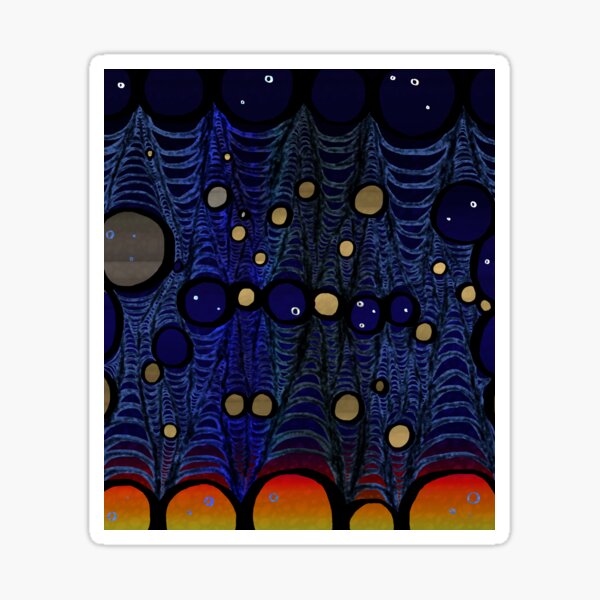 Item preview, Abstract Circles Pattern Starry Night Colors designed and sold by BlazeraptorGirl.
