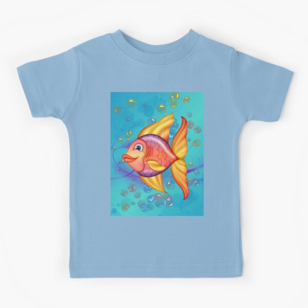 Fish Making Bubble Gum - Fish - T-Shirt