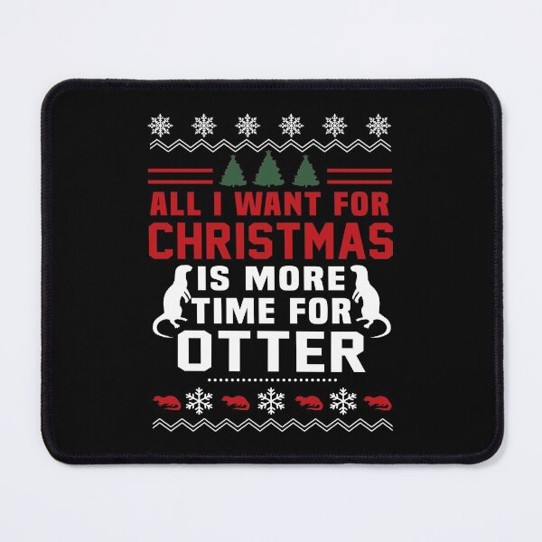 Item preview, Otter Christmas Wool designed and sold by ConcorStore.