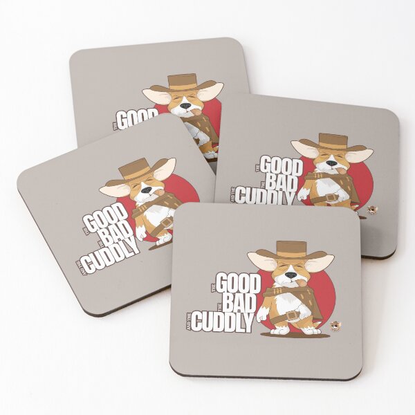 Item preview, The Good The Bad and The Cuddly Corgi Design designed and sold by Tracey Chapman.