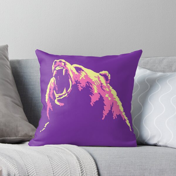 Item preview, PINK and PURPLE bruins head logo designed and sold by BruinsGear.