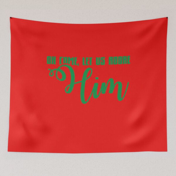 Item preview, Oh, Come Let Us Adore Him! Joy to the World! designed and sold by Capiral Bucketlist.