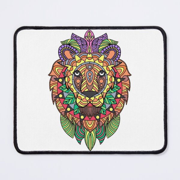 Item preview, Colorful mandala lion designed and sold by THE MNM.